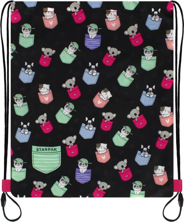 Starpak. Worek szkolny na ramię. Minisy - tantis.pl