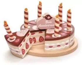 Drewniany tort urodzinowy - tantis.pl