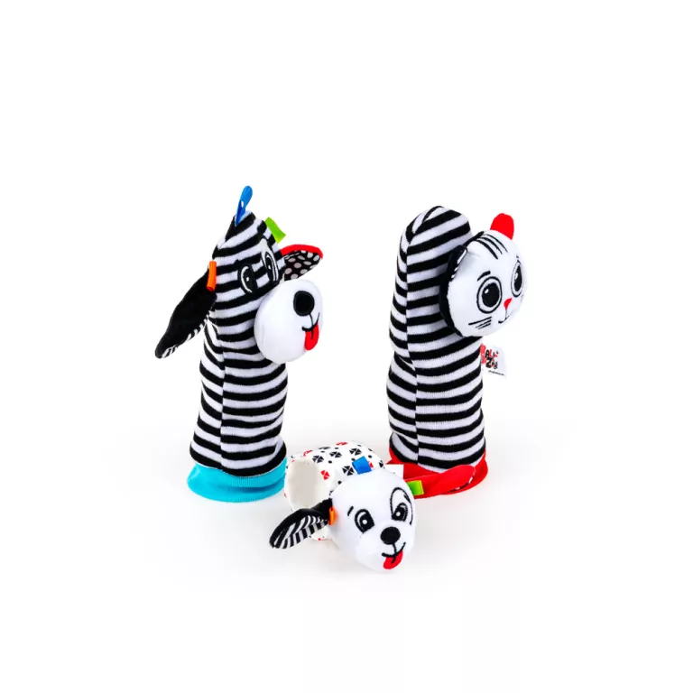 Zestaw skarpetki i grzechotka na rączkę - tantis.pl