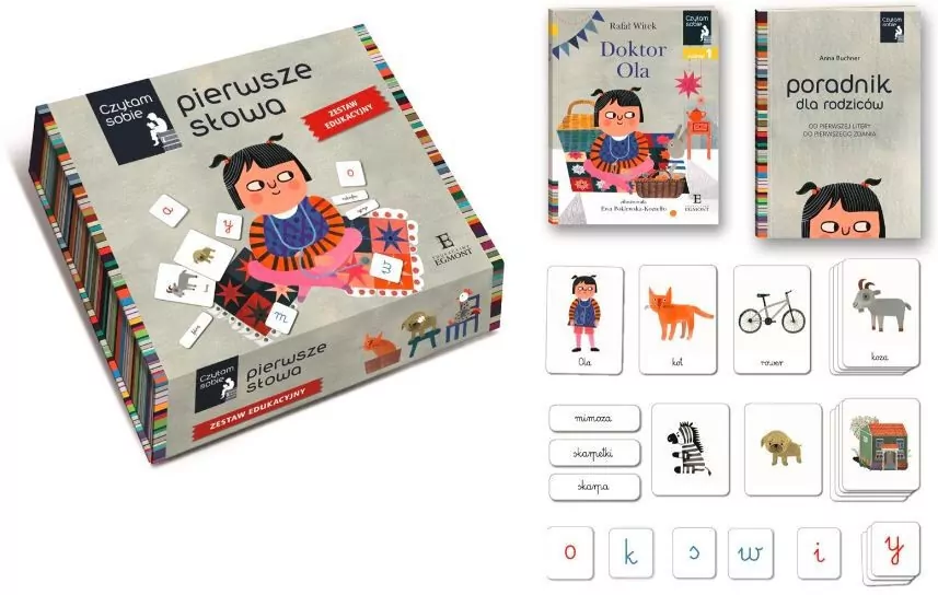 Pierwsze słowa. Czytam sobie. Zestaw edukacyjny - tantis.pl