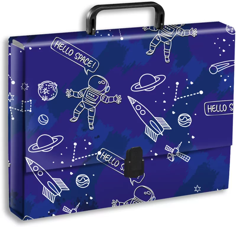 Teczka z rączką A4 kosmos - tantis.pl