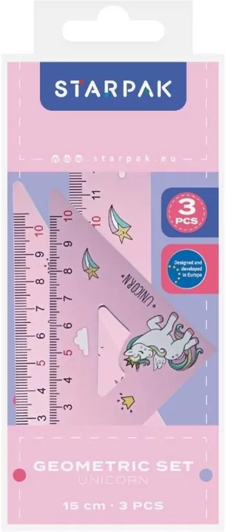 Zestaw geometryczny Unicorn 3el - tantis.pl