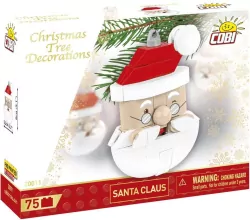 Dekoracja choinkowa z klocków - Mikołaj