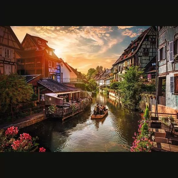 Trefl. Puzzle 1000. Mała Wenecja w Colmar, Francja - tantis.pl