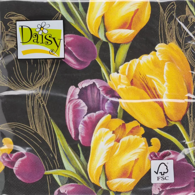 SERWETKA PAP 3W 330X330 KOL TUL CZAR PM OP - tantis.pl