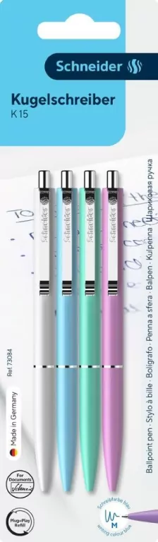 Długopis automatyczny pastel 4szt mix - tantis.pl