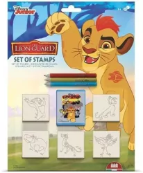 Pieczątki 5 sztuk Król Lew