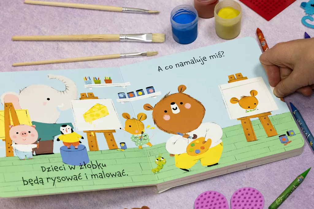 W żłobku. Miś i Myszka - tantis.pl