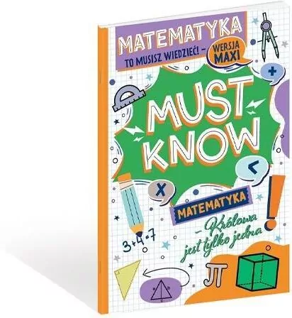 Książeczka A4 Must Know Matematyka - tantis.pl
