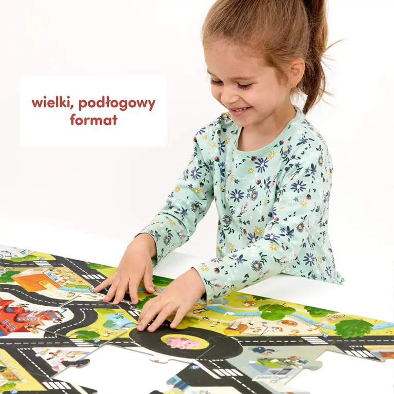 CzuCzu. Droga dla pojazdów. Duże puzzle. 3+ - tantis.pl