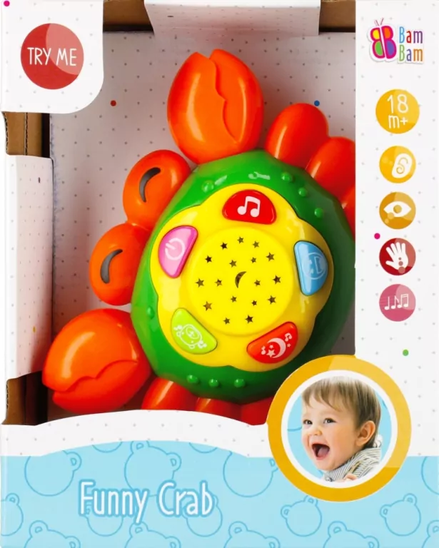 Zabawny krab BAM BAM - tantis.pl