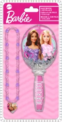Szczotka do włosów z naszyjnikiem Barbie HK50156