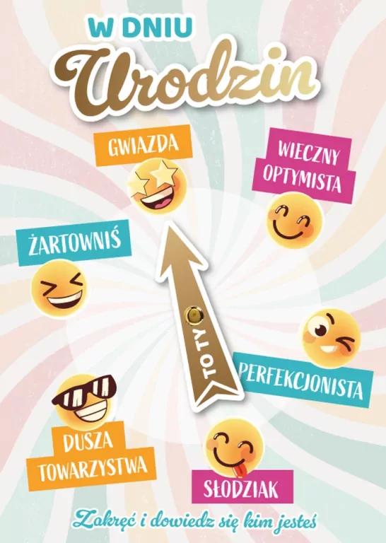 Karnet urodziny B6 z kopertą - tantis.pl