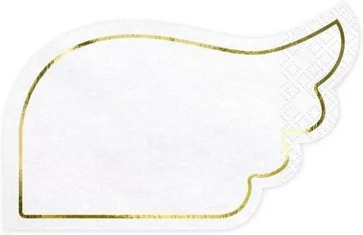 Serwetki Skrzydła 16x10cm - tantis.pl