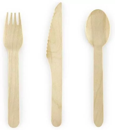 Sztućce drewniane. Woodland 16cm - tantis.pl