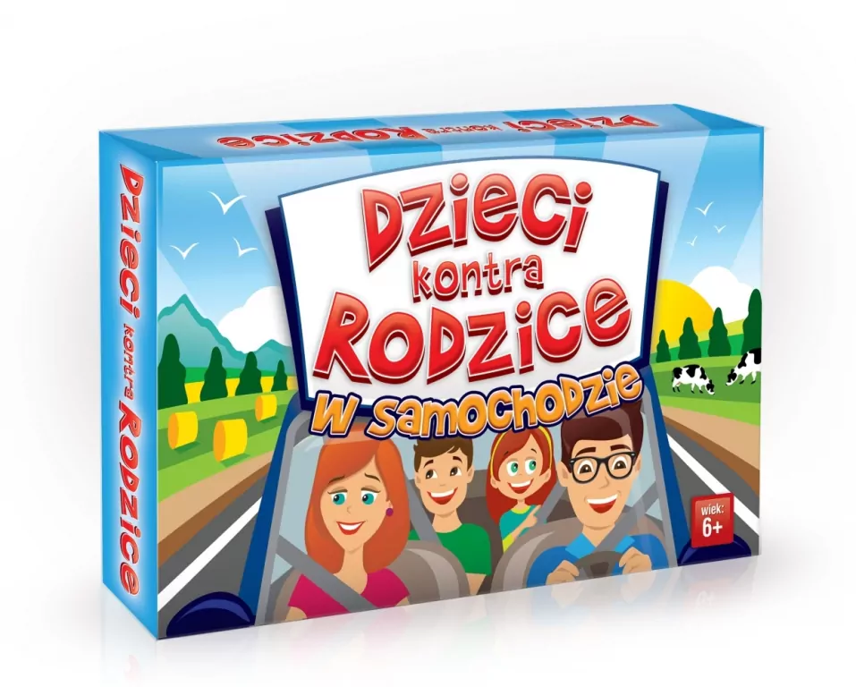 Dzieci kontra rodzice w samochodzie. Gra podróżna - tantis.pl