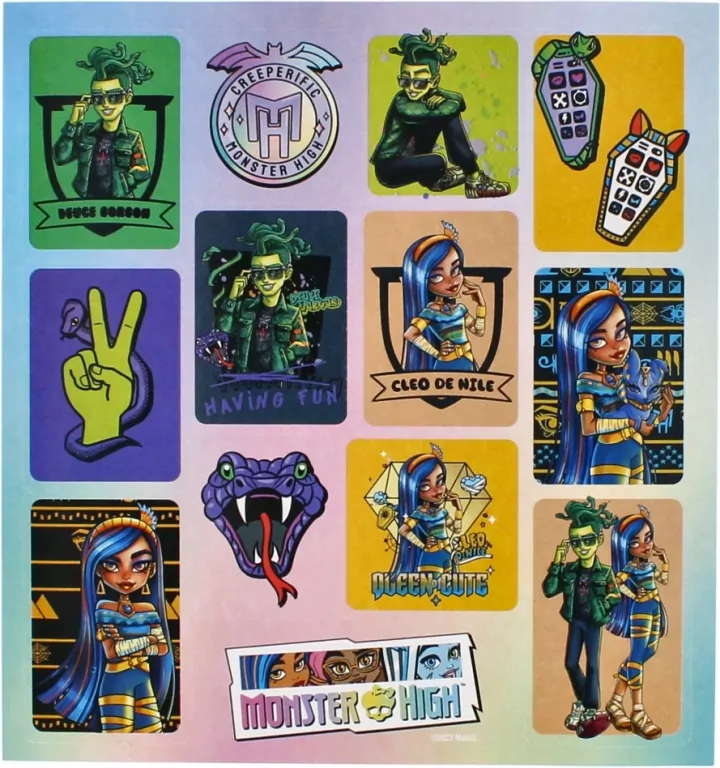 Naklejki kwadrat Monster High - tantis.pl