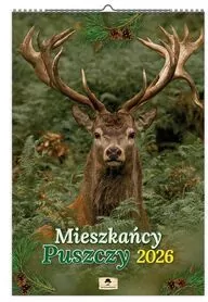 Kalendarz 2026 A3 ścienny mieszkańcy puszczy - tantis.pl