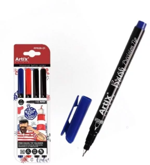 Markery z precyzyjną końcówką Basic Colors 4 kolor - tantis.pl