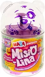 Misiolina Masa plastyczna różowa 60g + 1 foremka