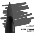 AK Interactive: Real Colors Markers - RCM032 - Gun Metal - tantis.pl