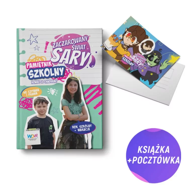 Pamiętnik szkolny. Zaczarowany Świat Sary - tantis.pl