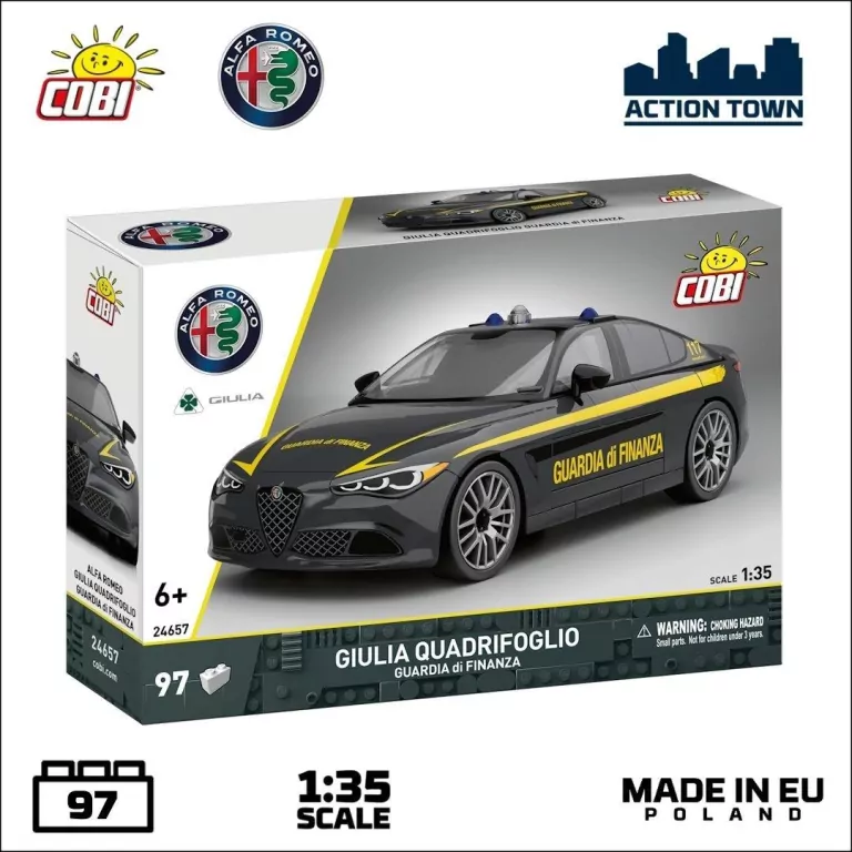 Alfa Romeo Giulia Quadrifoglio Guardia di Finanza - tantis.pl
