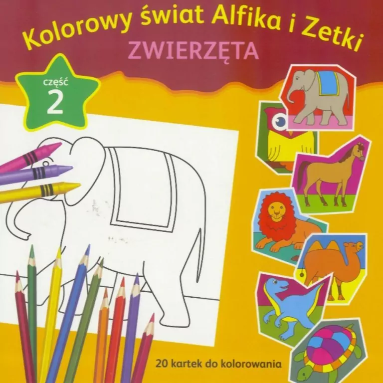Kolorowy świat Alfika i Zetki cz.2 Zwierzęta - tantis.pl