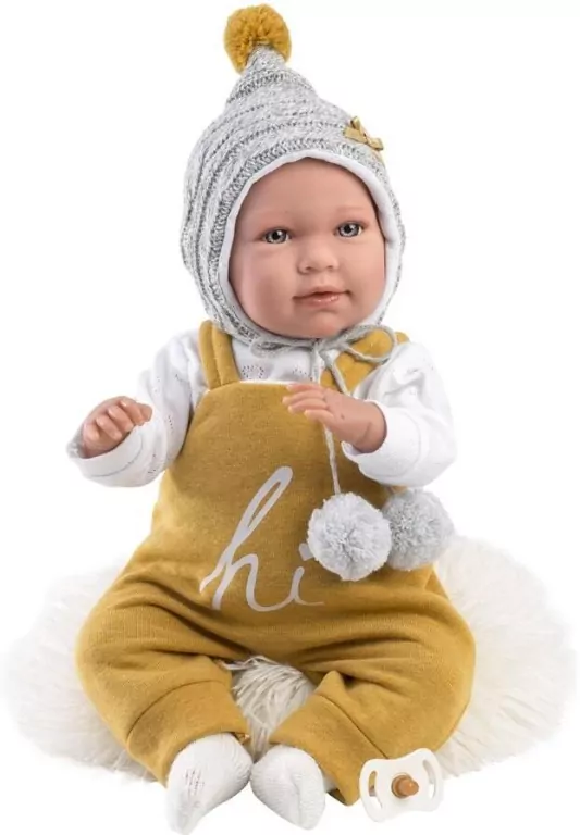 Lalka bobas w różowym kombinezonie - tantis.pl