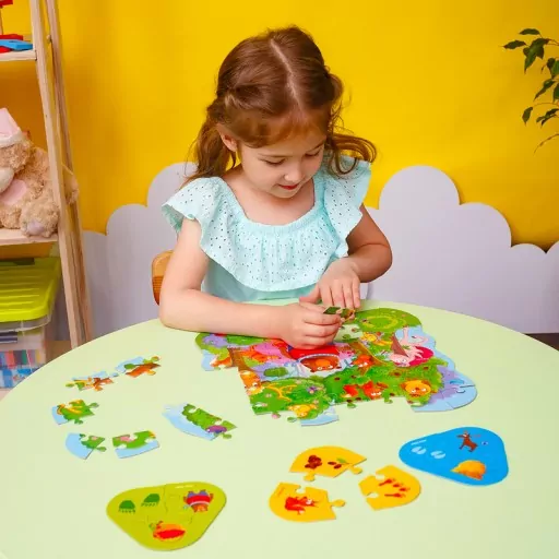 Puzzle 2w1 Magiczny Las 49el - tantis.pl