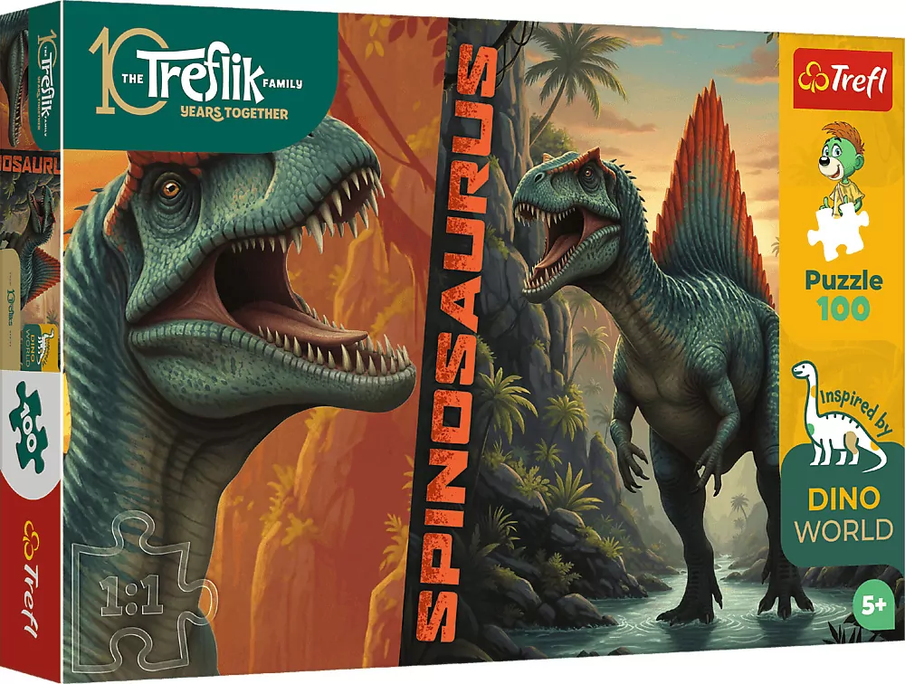 Puzzle 100 Inspired By Dino World 5 TREFL - tantis.pl