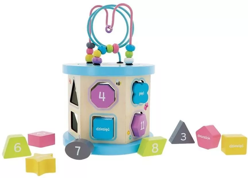 Zabawka drewniana - Sorter 4w1 TREFL - tantis.pl