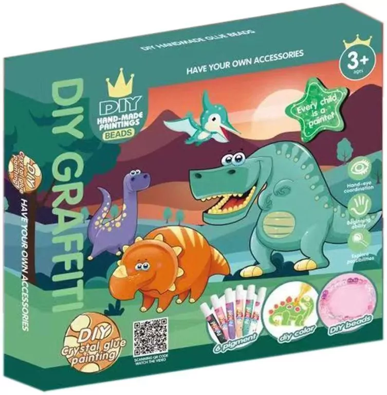 Zestaw kreatywny dinozaury - tantis.pl