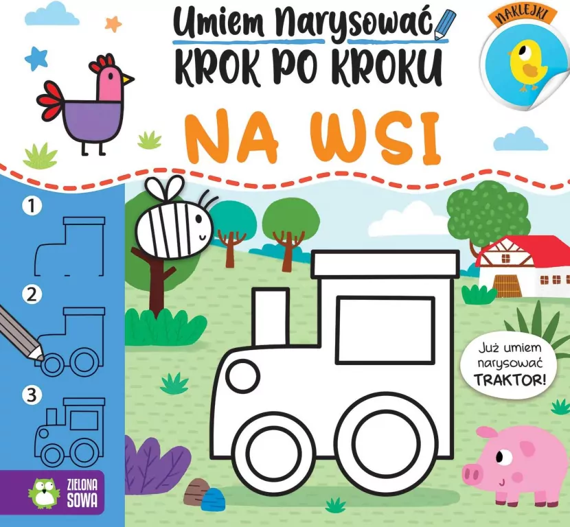 Umiem narysować krok po kroku. Na wsi - tantis.pl