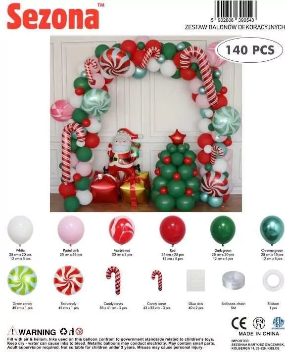Balony Boże Narodzenie - tantis.pl