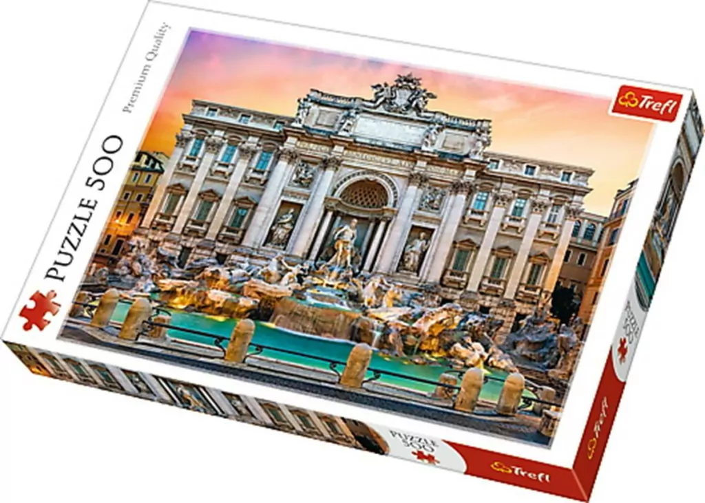 Puzzle 500. Fontanna di Trevi, Włochy 37292 - tantis.pl