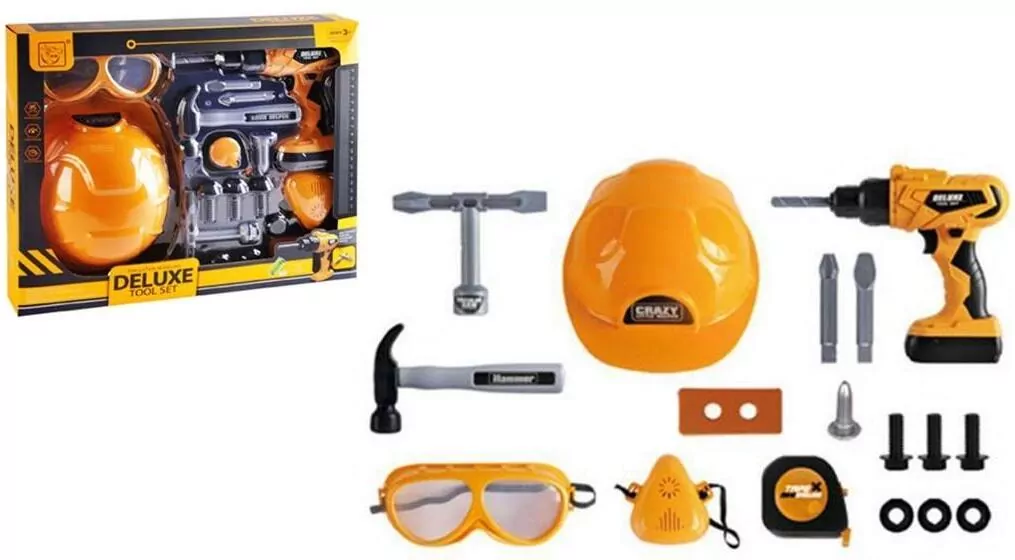 Zestaw narzędzi do zabawy w majsterkowicza - tantis.pl