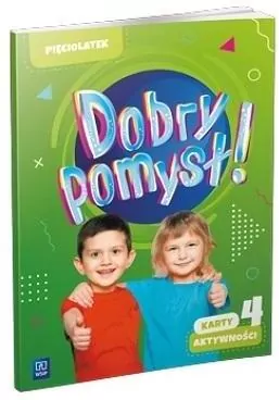 Dobry pomysł! Pięciolatek. Karty aktywności. Cz.4 - tantis.pl