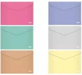Teczka kopertowa A4 PP na zatrzask. Pastel mix - tantis.pl