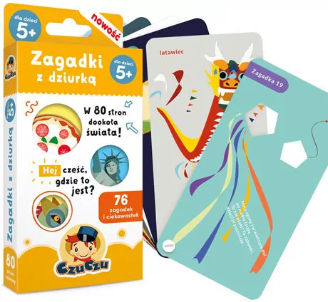 CzuCzu. Zagadki z dziurką dla dzieci 5+ - tantis.pl