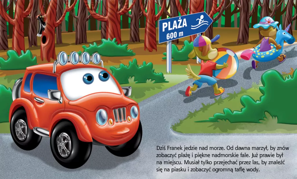 Nad morzem. Samochodzik Franek - tantis.pl