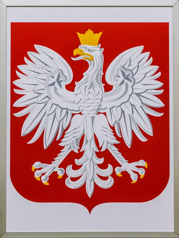 Godło Polska 297x420 mm rama - tantis.pl
