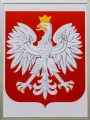 Godło Polska 297x420 mm rama - tantis.pl