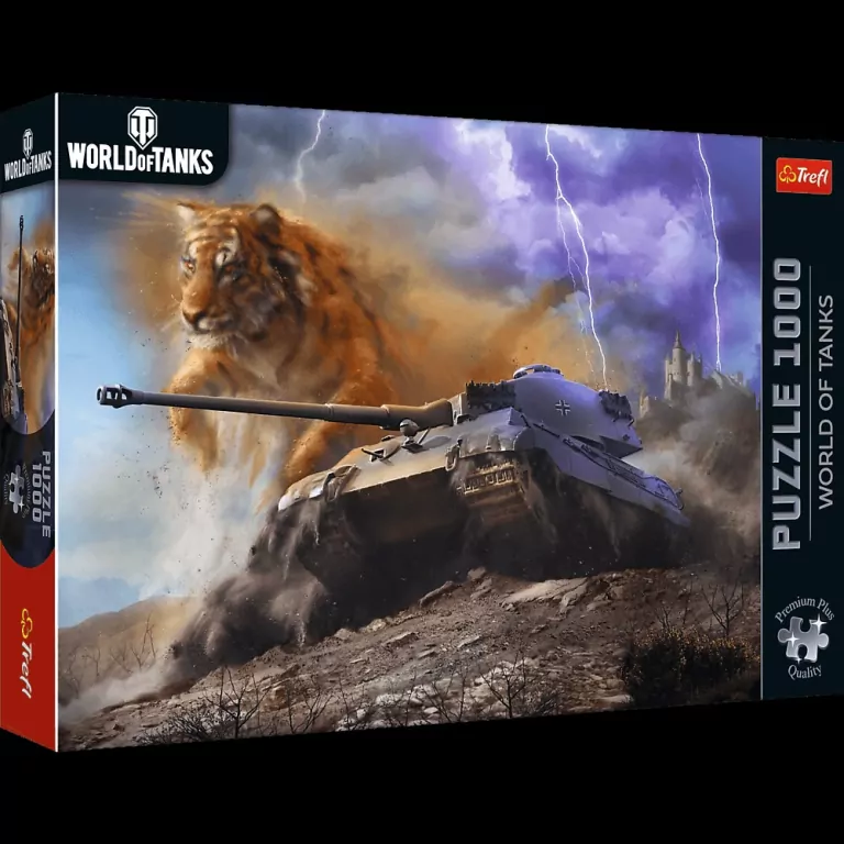 Puzzle 1000 World of Tanks: Tygrys II TREFL - tantis.pl