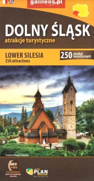 Mapa - Dolny Śląsk 250 atrakcji turystycznych - tantis.pl