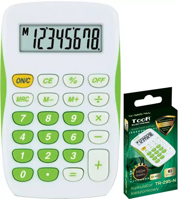 Kalkulator kieszonkowy 8-pozycyjny - tantis.pl
