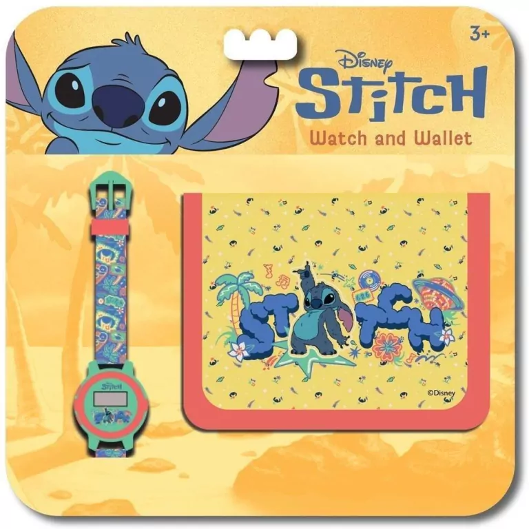 Zestaw prezentowy - portfel i zegarek Lilo&Stitch - tantis.pl
