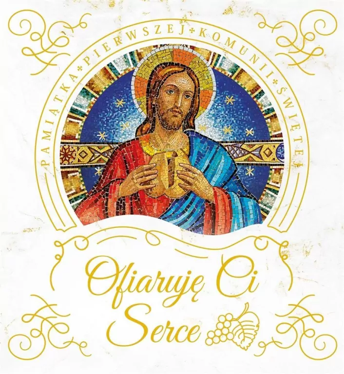Ofiaruję Ci serce. Pamiątka Pierwszej Komunii Św. - tantis.pl