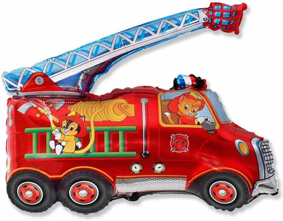 Balon foliowy Wóz strażacki 60cm - tantis.pl