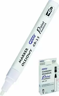 Marker olejowy biały GR-25 - tantis.pl